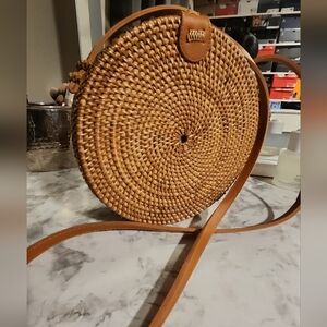Rattan Woven Circle Bag